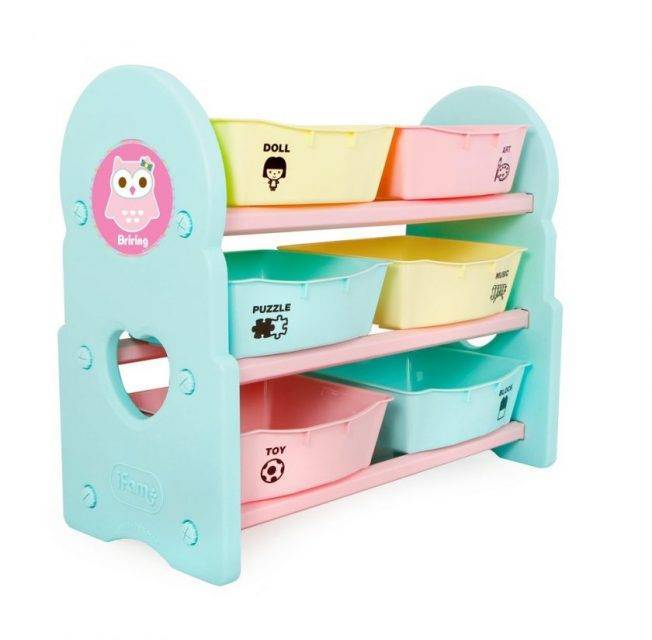 Хранение игрушек - системы для детской комнаты