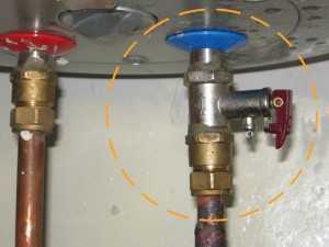 Аварийный клапан в системе отопления