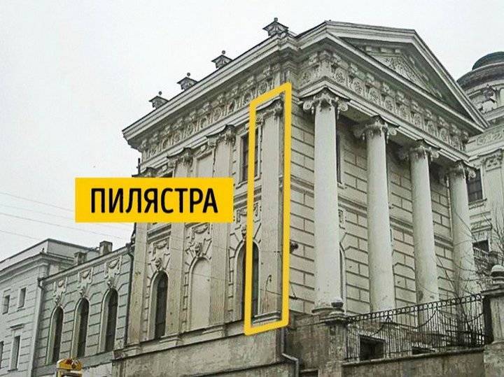 Архитектурные элементы фасада