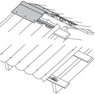 Заполнитель карнизов для ондулина как крепить