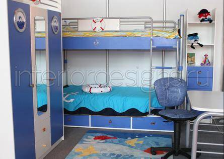 Детская комната в морском стиле: фото, примеры для мальчика и девочки