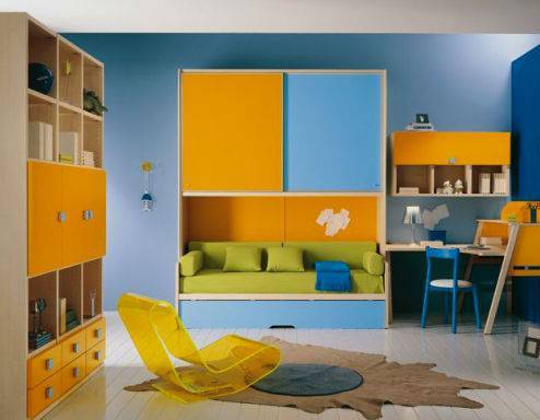 Оранжевая детская комната: пошаговое руководство по оформлению часть 1