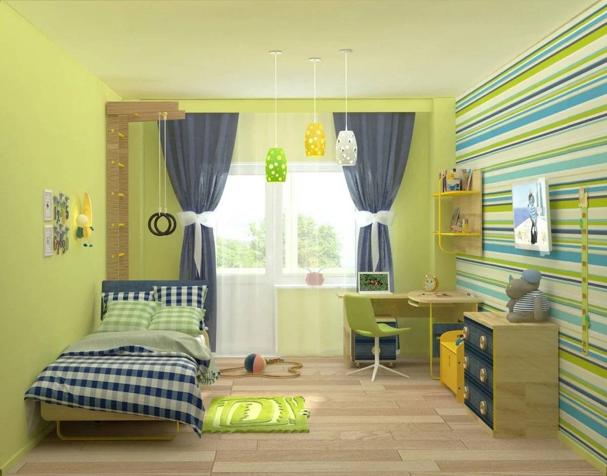 несложный дизайн детской комнаты