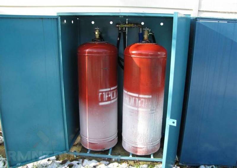 Отопление частного дома газовыми баллонами