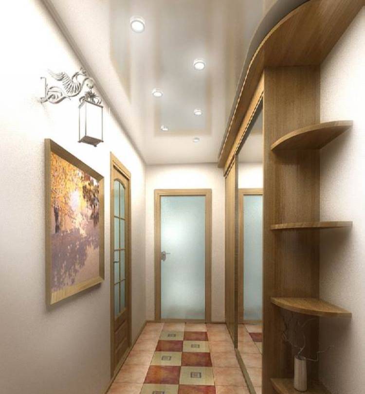 Как спланировать освещение в Г-образном коридоре