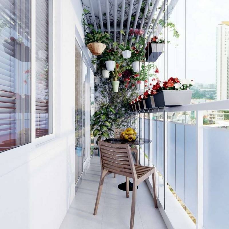 25 крутых идей для маленьких балконов и узких лоджий, которые стоит взять на заметку                                            25 фото